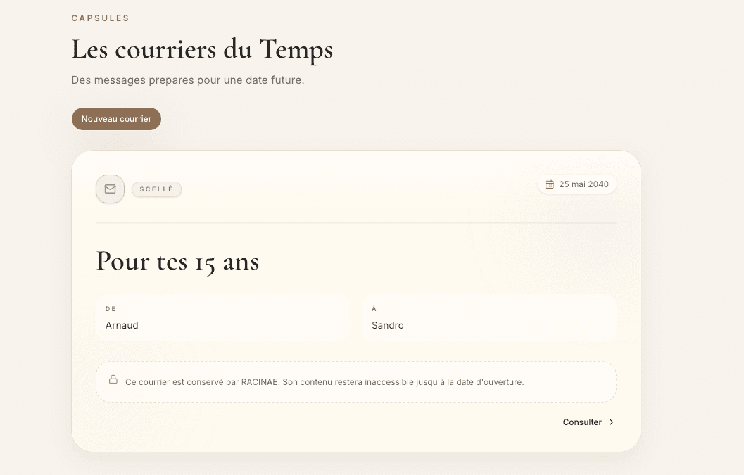 Les Courriers du Temps