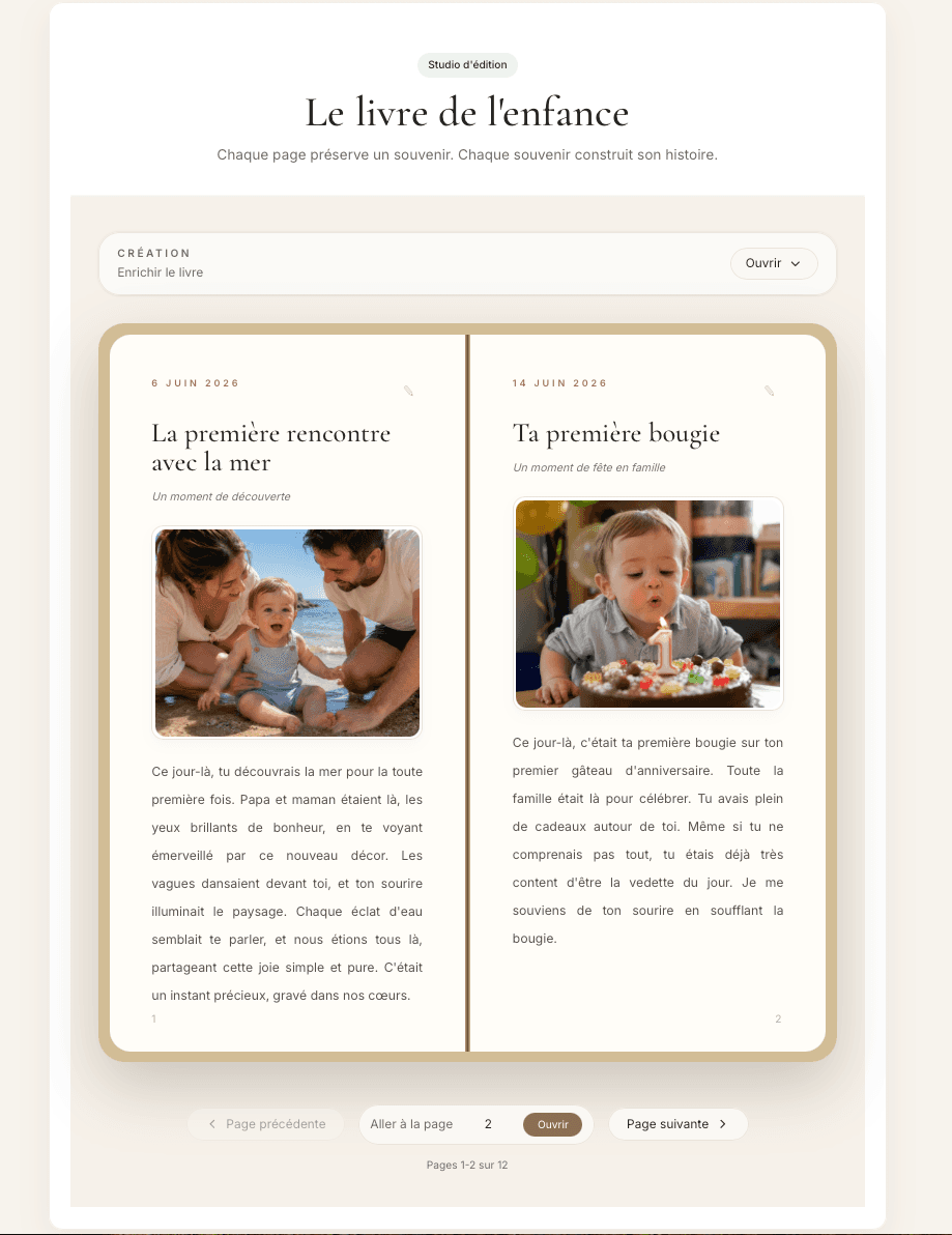 Le livre prend forme